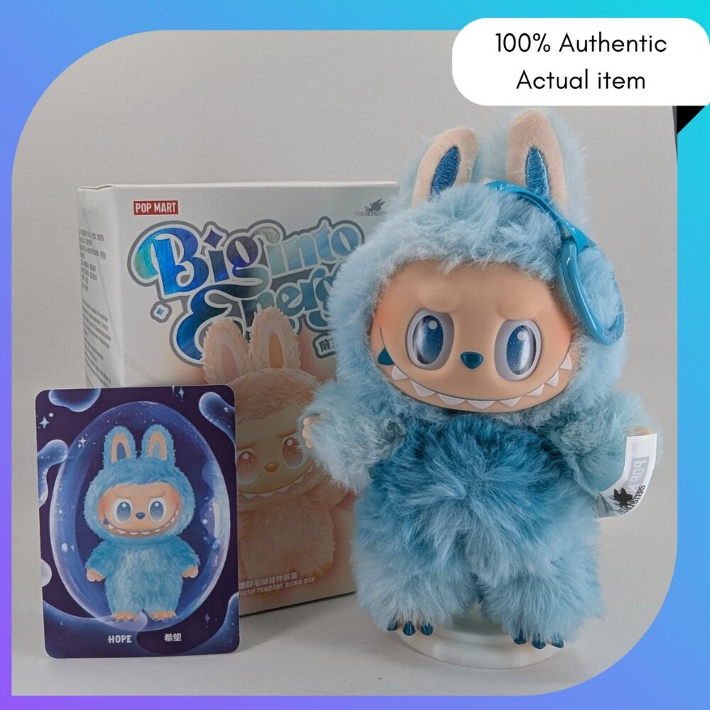 Pop Mart Labubu – Big in Energy “Hope” Plush Doll – Authentic Collectible